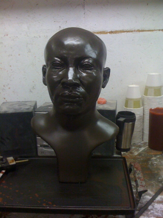 Portrait of an African friend, a sculptor